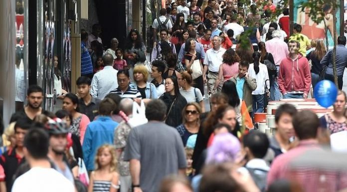 From where the most migrants arriving to Australia?