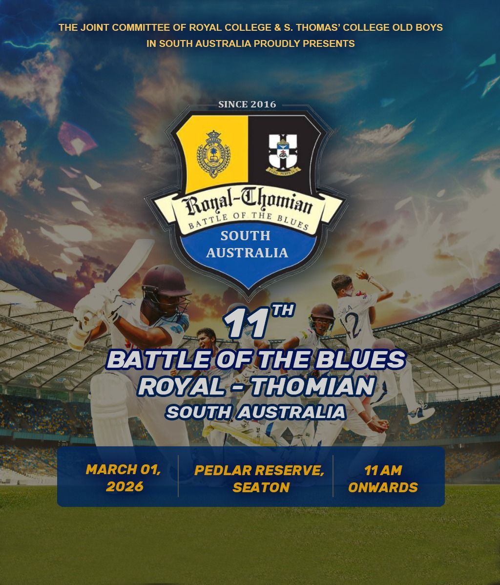 11th Battle of the Blues – Royal Thomian South Australia 2026